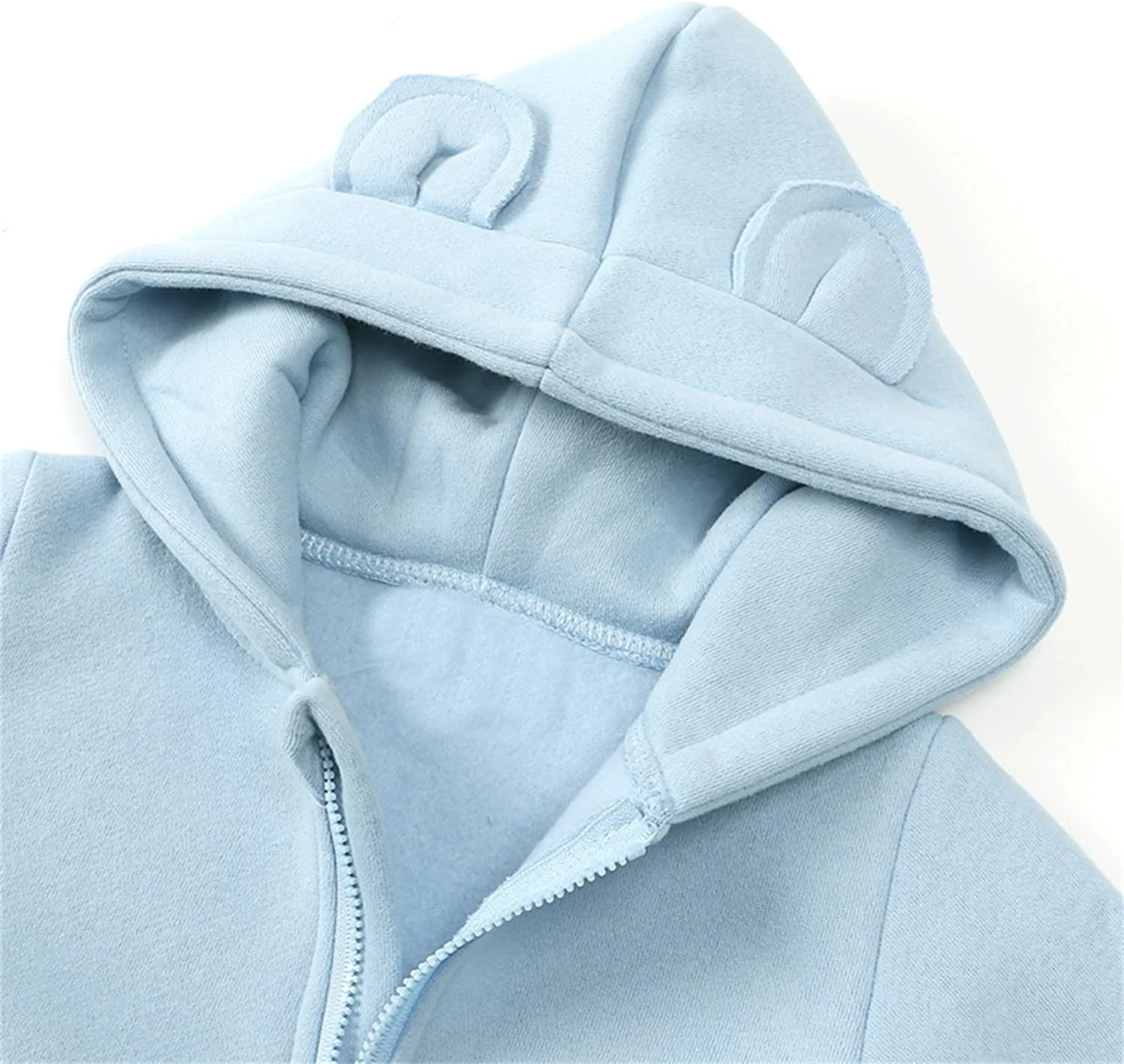 رامپر یک تکه آلونسیتو برای نوزادان پسر/دختر و کودکان نوپا، آستین بلند، گوش خرسی، کلاه دار، سرهمی، لباس زیر برای بهار/پاییز رامپر یک تکه آلونسیتو برای نوزادان پسر/دختر و کودکان نوپا، آستین بلند، گوش خرسی، کلاه دار، سرهمی، لباس زیر برای بهار/پاییز