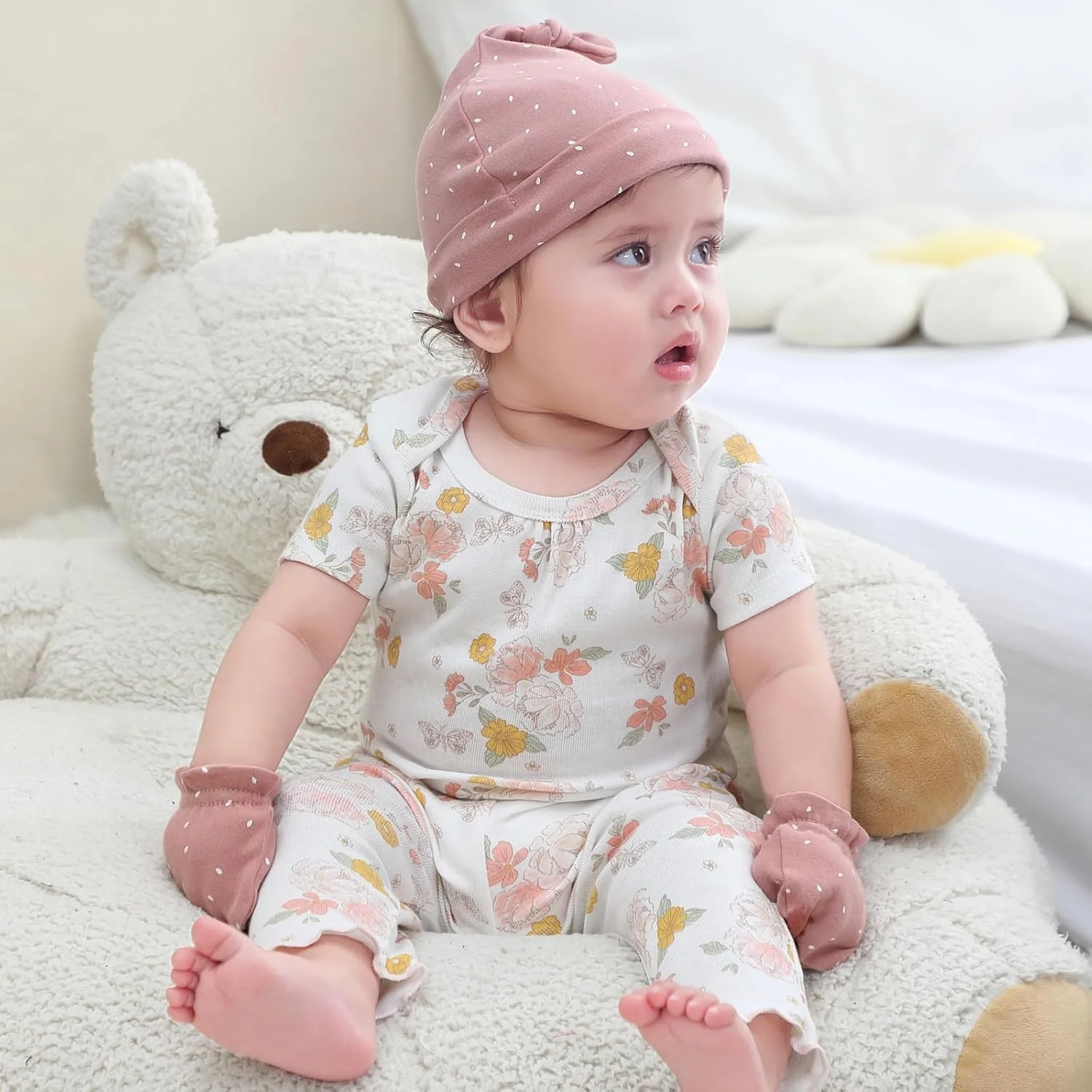 ست بادی و شلوار نوزادی رولیبی، لباس های تابستانی دنده ای، مناسب ست کردن برای نوزاد پسر و دختر