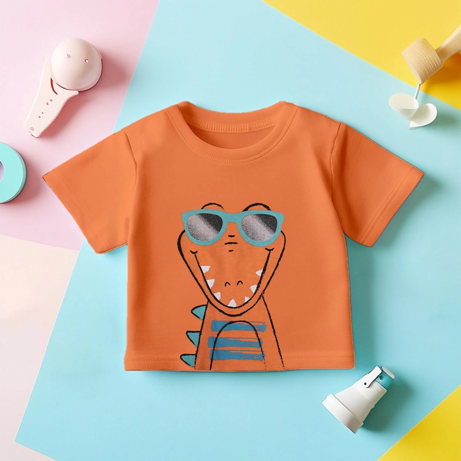 ست لباس نوزادی پسرانه و دخترانه LUAY با الیاف 100% پنبه، آستین کوتاه، مناسب کودکان و نوزادان ست لباس نوزادی پسرانه و دخترانه LUAY با الیاف 100% پنبه، آستین کوتاه، مناسب کودکان و نوزادان