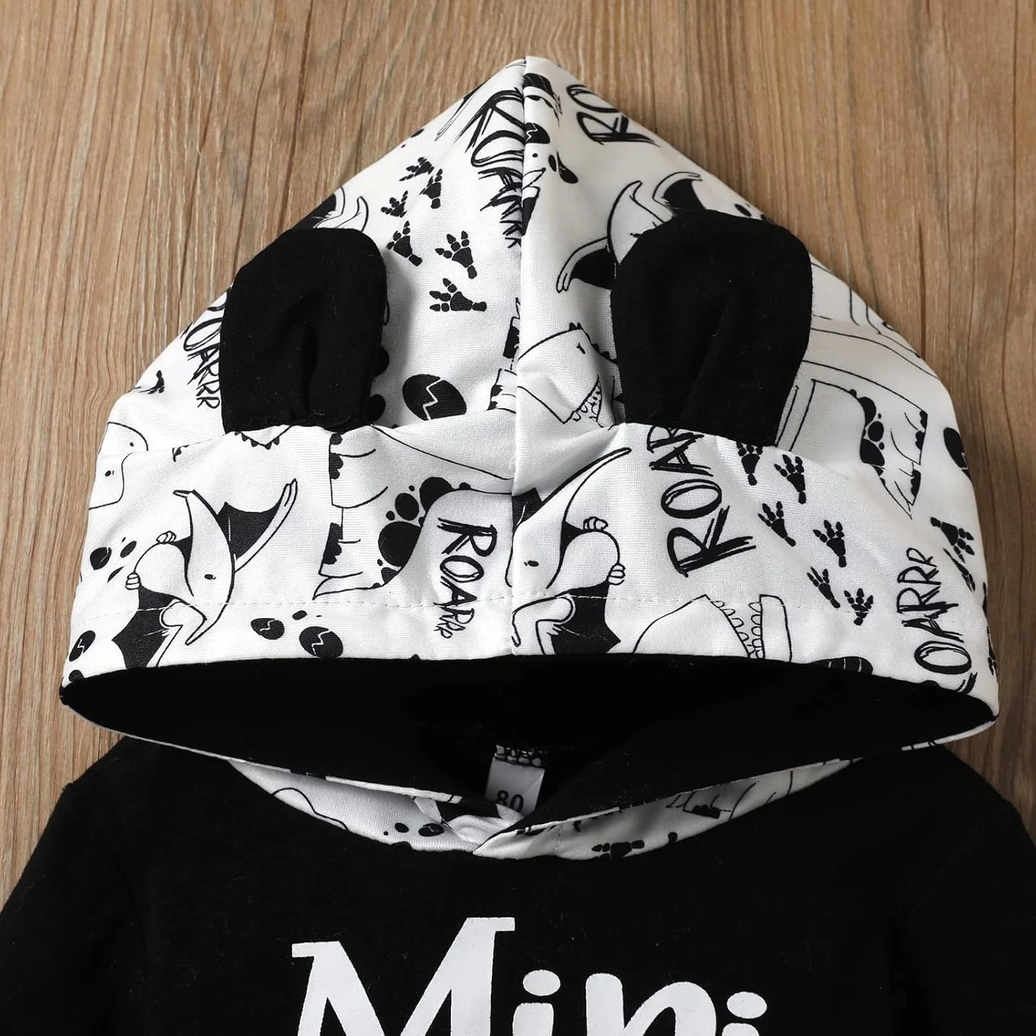 لباس نوزادی پسرانه Geagodelia، ست لباس نوزاد، هودی آستین بلند + شلوار، ست نرم مینی باس