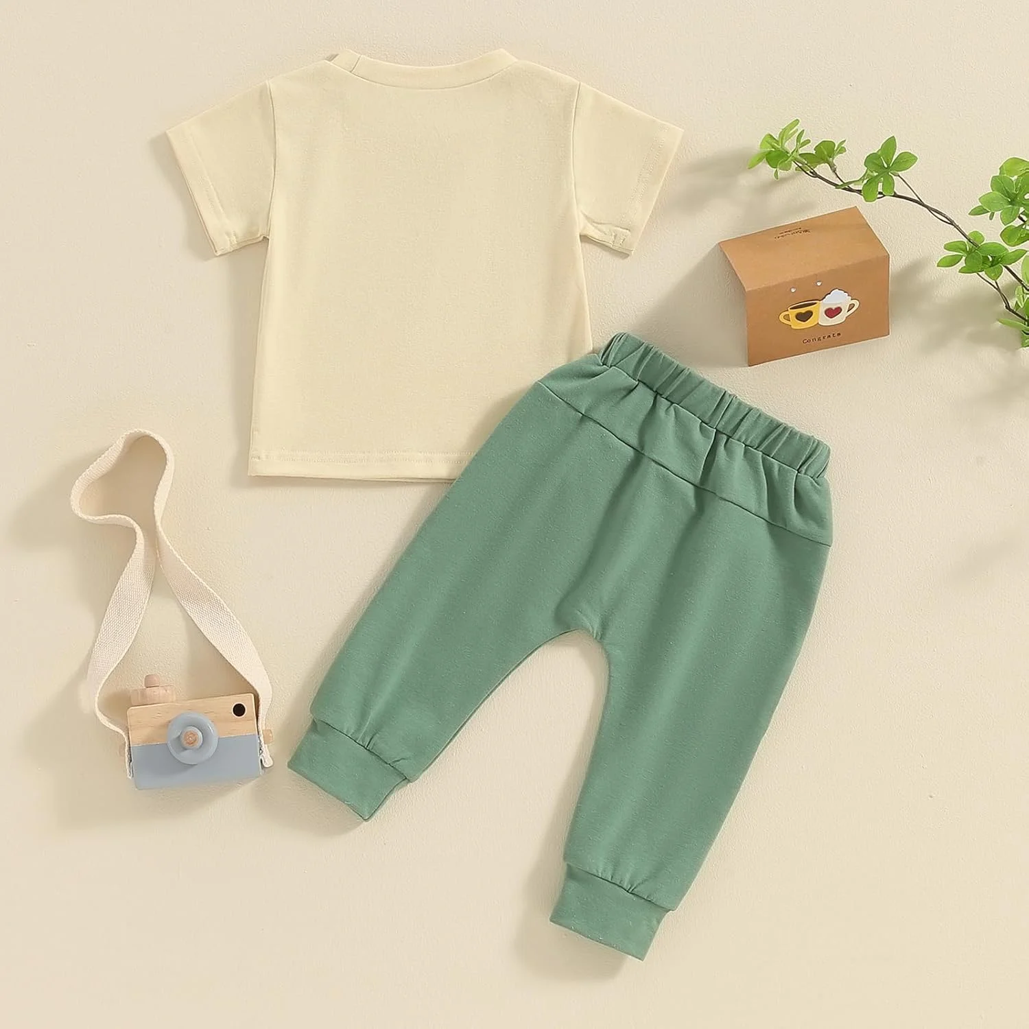 Geagodelia Baby Clothing Boys Newborn Set Short Sleeve T-Shirt and Trousers Matching Brother Summer Clothing Outfits