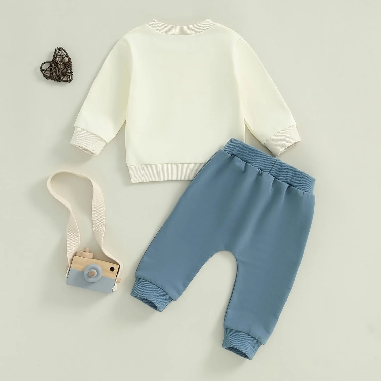 Geagodelia 1st Year Birthday Outfit Baby Boy Clothing Set Long Sleeve Sweatshirt and Trousers Clothing Sets for Boys