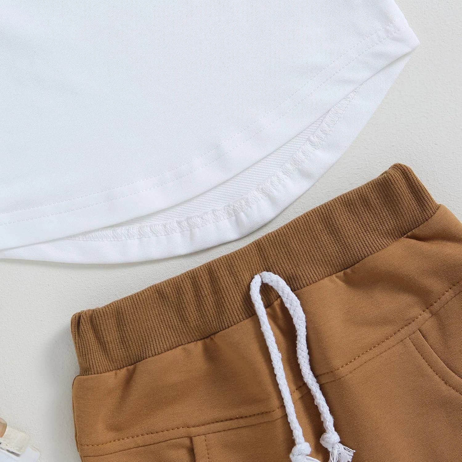 ست لباس نوزادی پسرانه Geagodelia، شامل بلوز آستین بلند و شلوار، نرم و لطیف، دو تکه