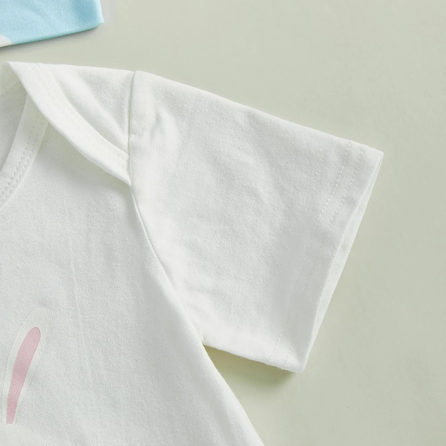 ست لباس عید پاک نوزاد پسر FYBITBO، اولین لباس عید پاک من، رامپر خرگوشی، شلوار، کلاه، ست لباس نوزادی پسرانه