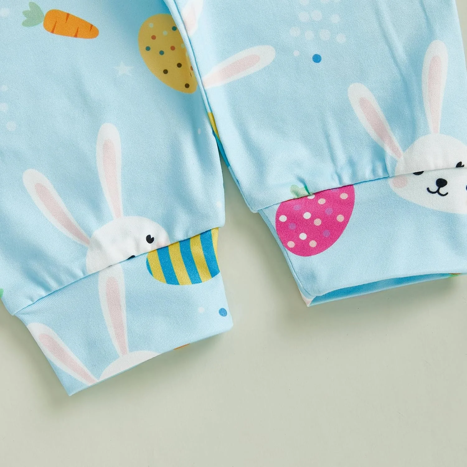 ست لباس عید پاک نوزاد پسر FYBITBO، اولین لباس عید پاک من، رامپر خرگوشی، شلوار، کلاه، ست لباس نوزادی پسرانه