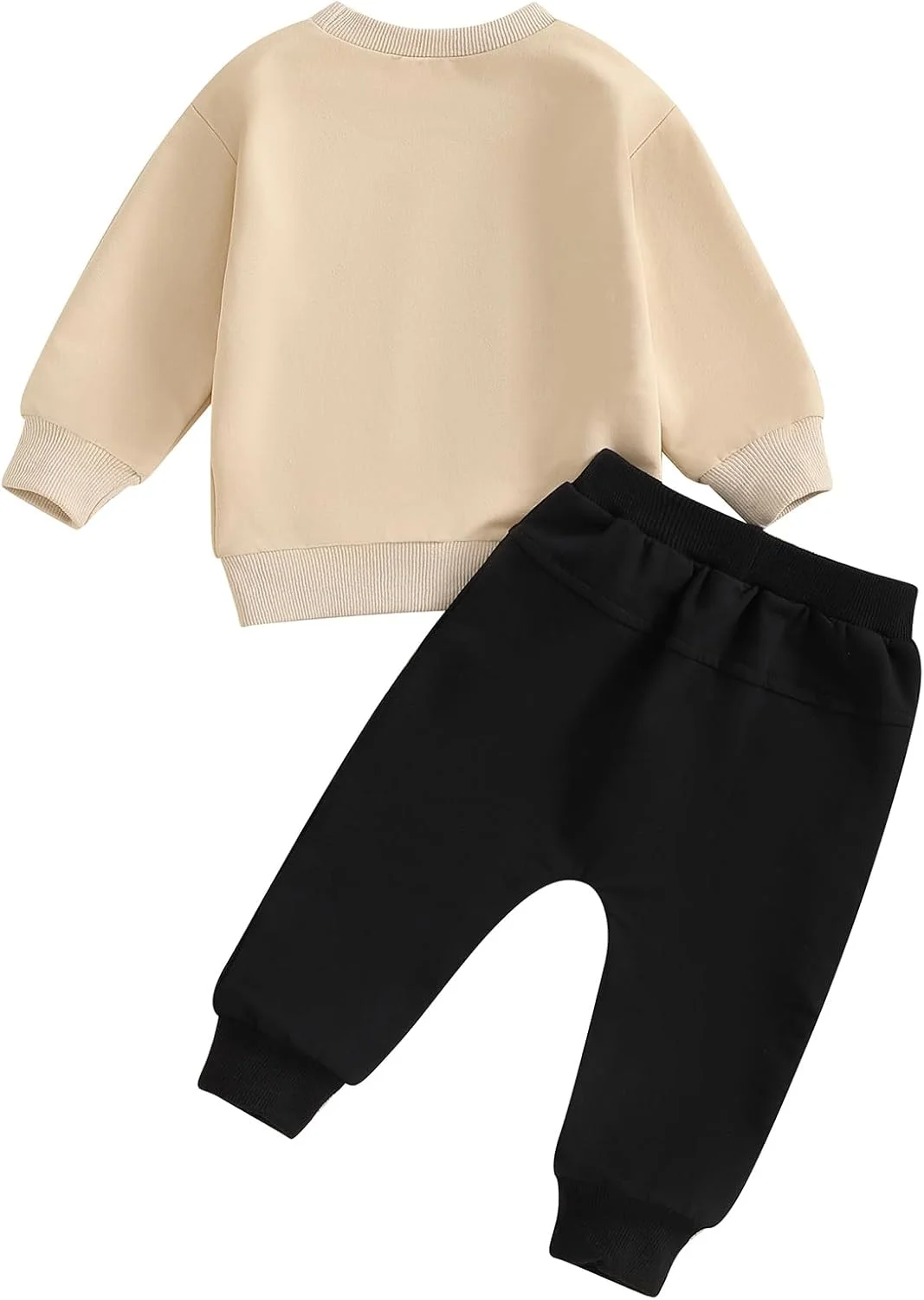 ست لباس پسرانه نوزادی Geagodelia شامل بلوز آستین بلند طرح "پسر مامان" و شلوار - نرم و لطیف