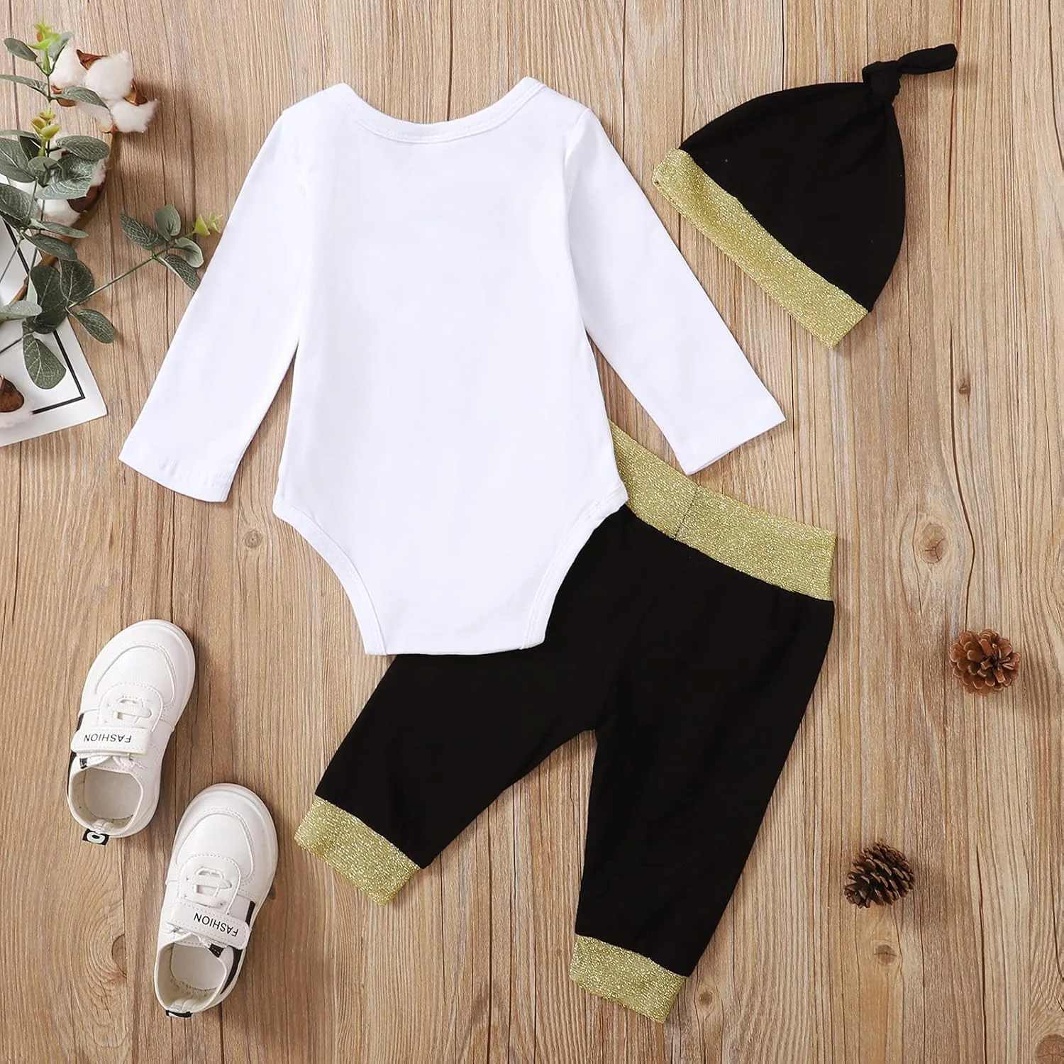 ست لباس پسرانه Detigee برای اولین جشن سنت پاتریک، شامل شلوار و لباس نوزادی با طرح شبدر