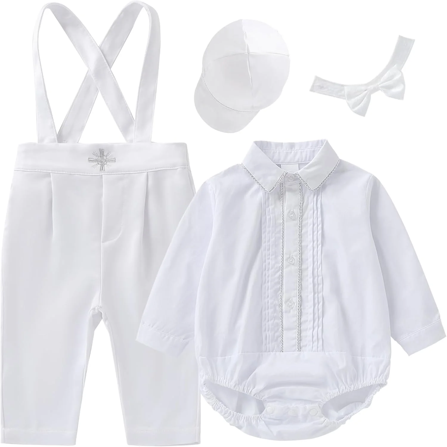 ست لباس پسرانه نوزادی Booulfi (بسته 4 عددی) ست لباس پسرانه نوزادی Booulfi (بسته 4 عددی)