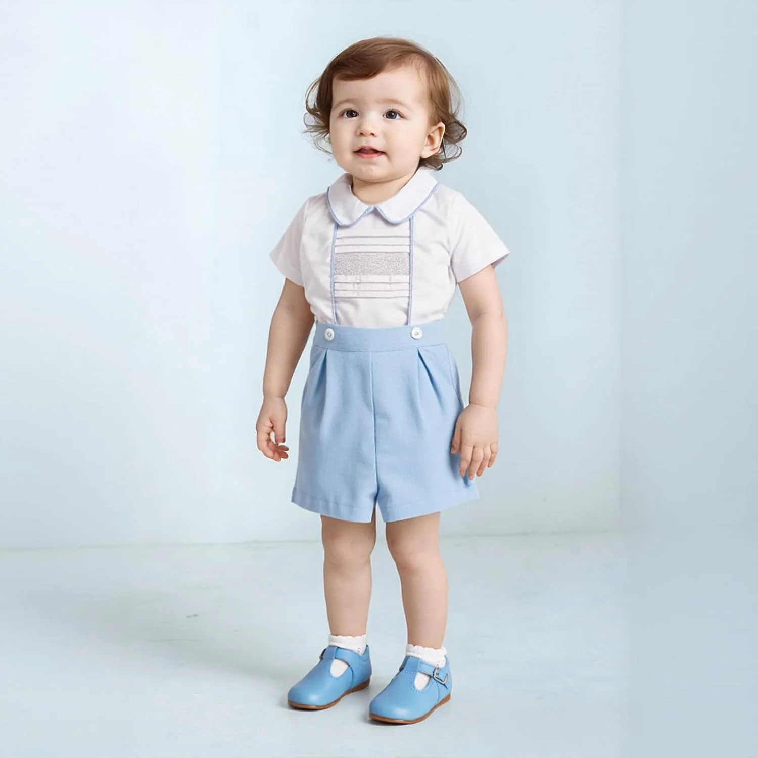 لباس تابستانی پسرانه Booulfi، لباس تولد رسمی پسرانه (بسته 2 عددی)