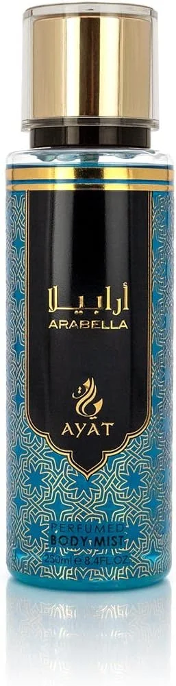 بادی میست خوشبو کننده بیزینس اسکوئر BS Ayat با رایحه آرابلا 250 میلی لیتر - بادی میست با رایحه شرقی عربی برای آقایان و بانوان - ساخت دبی (آرابلا)