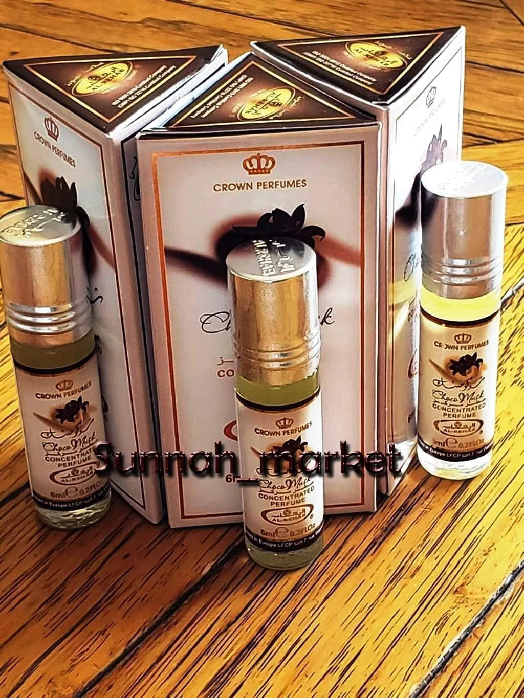 عطر روغنی شکلات مشک بیزینس اسکوئر BS الرحاب - بسته 3 عددی - 6 میلی لیتر (0.2 اونس)
