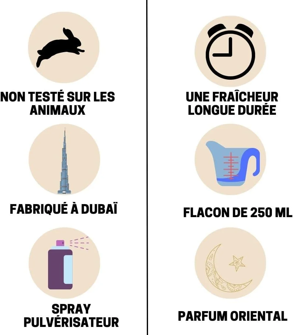 بادی میست خوشبو کننده بیزینس اسکوئر BS Ayat با رایحه آرابلا 250 میلی لیتر - بادی میست با رایحه شرقی عربی برای آقایان و بانوان - ساخت دبی (آرابلا)