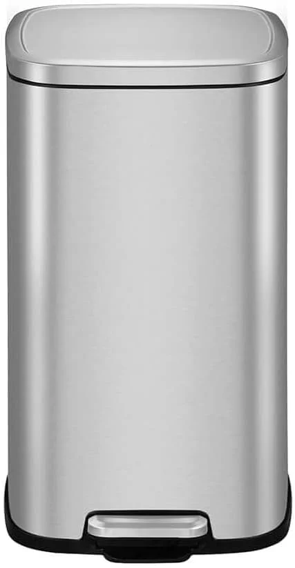 سطل پدالی استلا اکو 12 لیتری مربع - نقره ای | سطل زباله پدالی جمع و جور با درب آرام بند | روکش مقاوم در برابر اثر انگشت | دارای سطل داخلی جداشدنی سطل پدالی استلا اکو 12 لیتری مربع - نقره ای | سطل زباله پدالی جمع و جور با درب آرام بند | روکش مقاوم در برابر اثر انگشت | دارای سطل داخلی جداشدنی