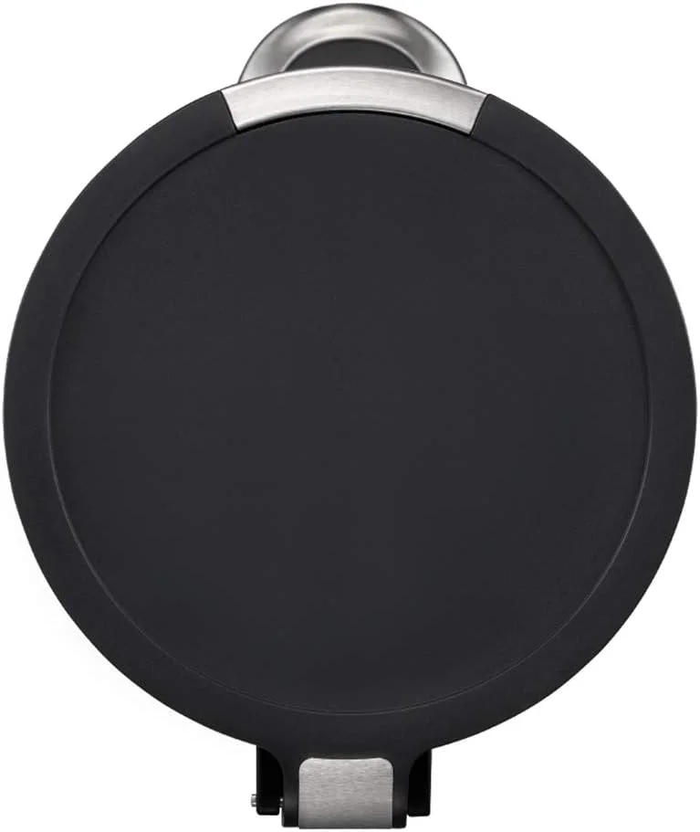 سطل زباله پدالی گرد 30 لیتری هنری اکو، با روکش استیل ضد زنگ برس خورده مقاوم در برابر اثر انگشت، درب آرام بند و مکانیزم پدال بادوام، مدل alek30