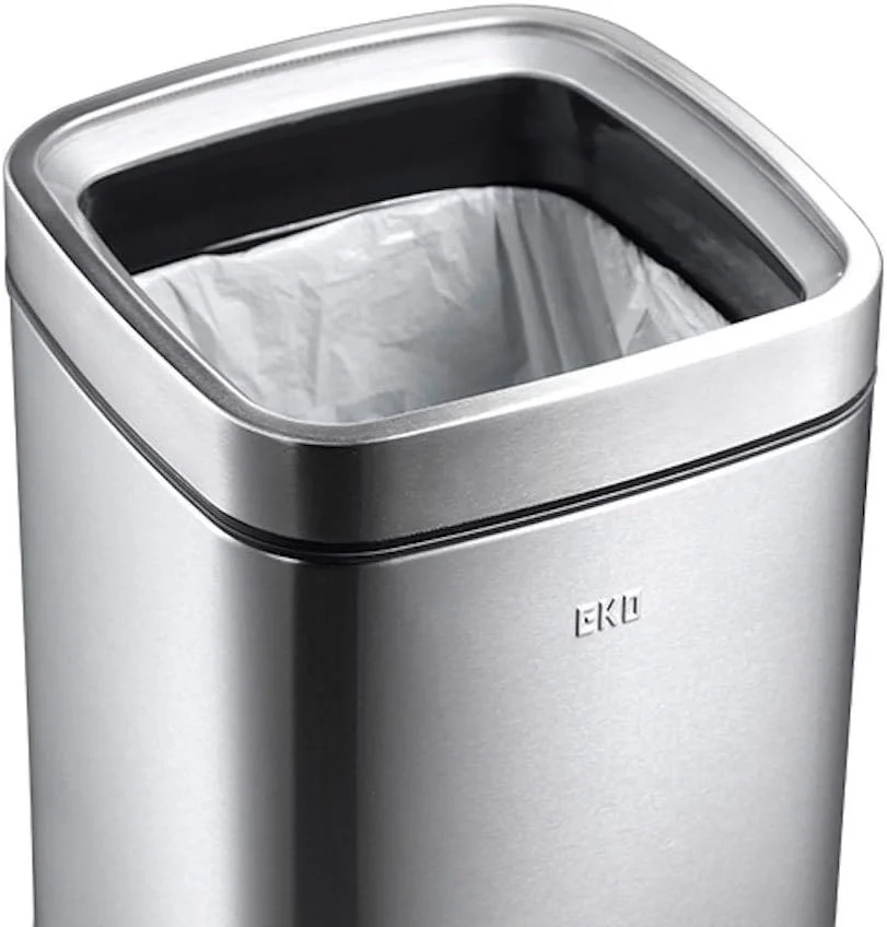 سطل زباله استیل درب باز اکو مدل لاگونا با ظرفیت 12 لیتر - نقره ای سطل زباله استیل درب باز اکو مدل لاگونا با ظرفیت 12 لیتر - نقره ای