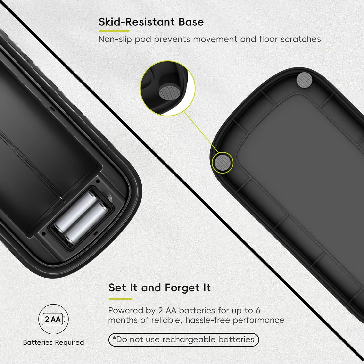 سطل زباله سنسوردار باریک EKO Astro، ظرفیت 10 لیتر، سطل زباله بدون لمس با درب پروانه ای آرام بند، سطل زباله استیل ضد زنگ با سنسور حرکتی برای حمام، آشپزخانه و دفتر کار، مشکی مات، ضد آب سطل زباله سنسوردار باریک EKO Astro، ظرفیت 10 لیتر، سطل زباله بدون لمس با درب پروانه ای آرام بند، سطل زباله استیل ضد زنگ با سنسور حرکتی برای حمام، آشپزخانه و دفتر کار، مشکی مات، ضد آب