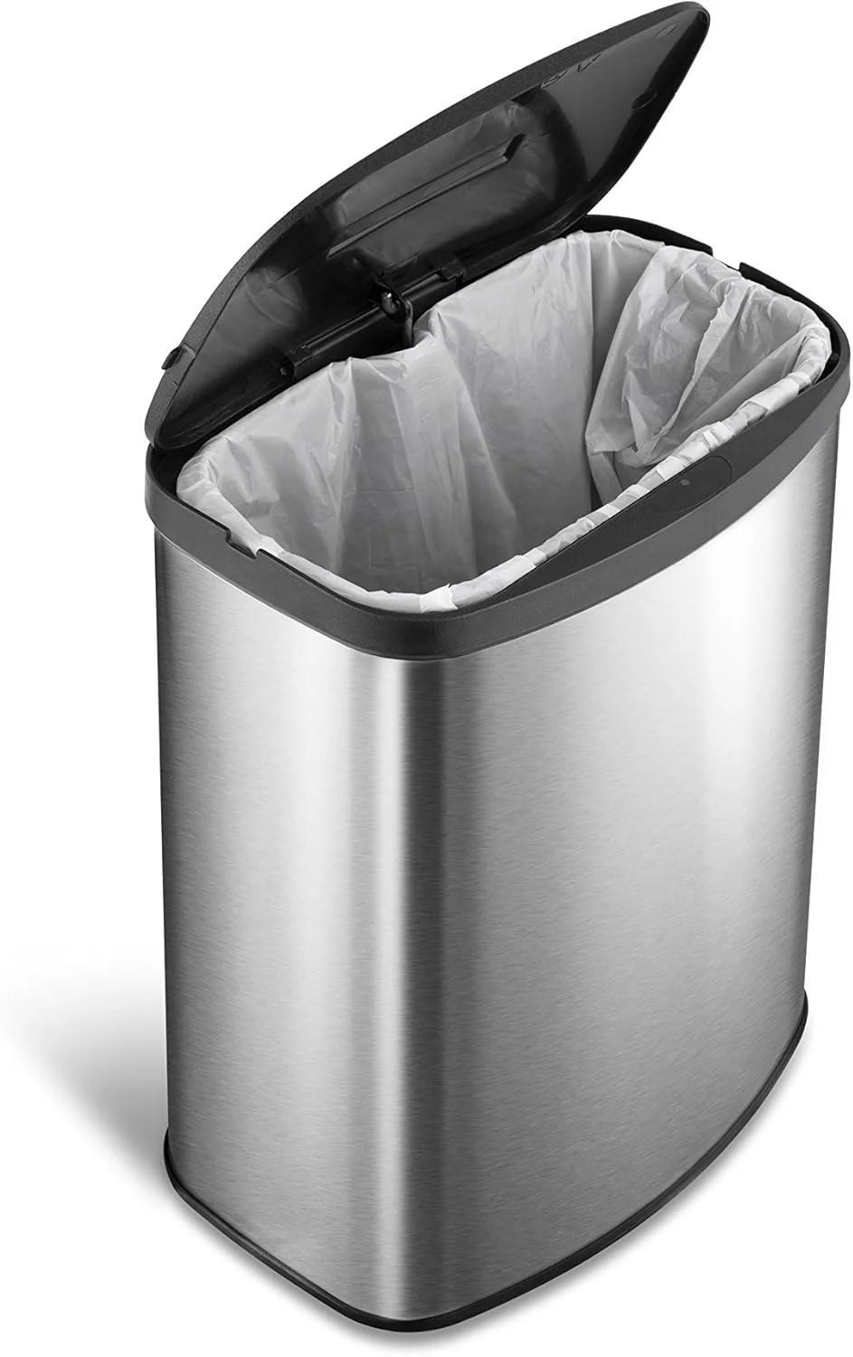 سطل زباله اتوماتیک بدون لمس NineStars DZT-8-1 با سنسور حرکتی مادون قرمز، 8 لیتری، پایه استیل ضد زنگ (مستطیلی، درب مشکی) سطل زباله اتوماتیک بدون لمس NineStars DZT-8-1 با سنسور حرکتی مادون قرمز، 8 لیتری، پایه استیل ضد زنگ (مستطیلی، درب مشکی)