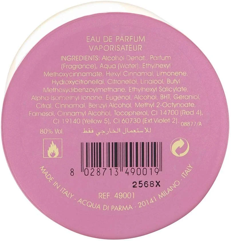 ادکلن آکوا دی پارما رزا نوبیل ادو پرفیوم اسپری 50 میلی لیتر