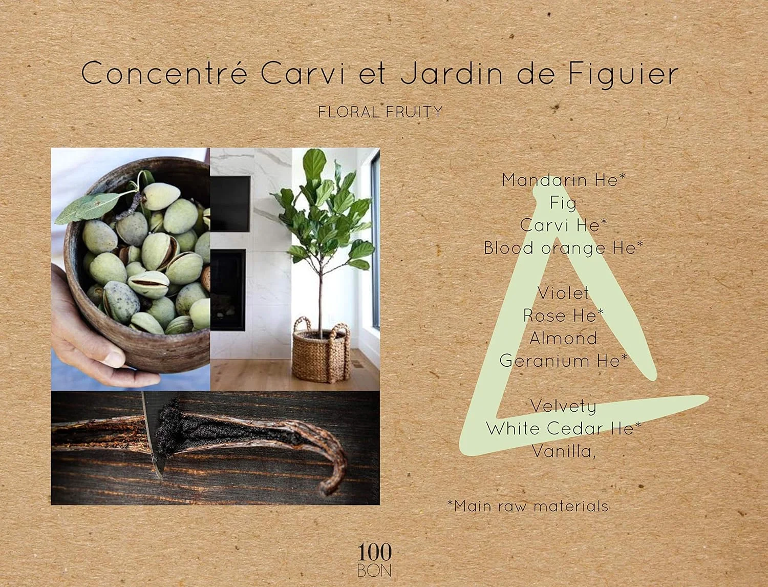 100BON Carvi & Jardin De Figuer – عطر ادویه ای زیره و انجیر برای زنان و مردان – عطر ارگانیک انرژی زا با رایحه ای میوه ای و گلی شهوانی - اسپری عطر 100% غلیظ، 15 میلی لیتر 100BON Carvi & Jardin De Figuer – عطر ادویه ای زیره و انجیر برای زنان و مردان – عطر ارگانیک انرژی زا با رایحه ای میوه ای و گلی شهوانی - اسپری عطر 100% غلیظ، 15 میلی لیتر