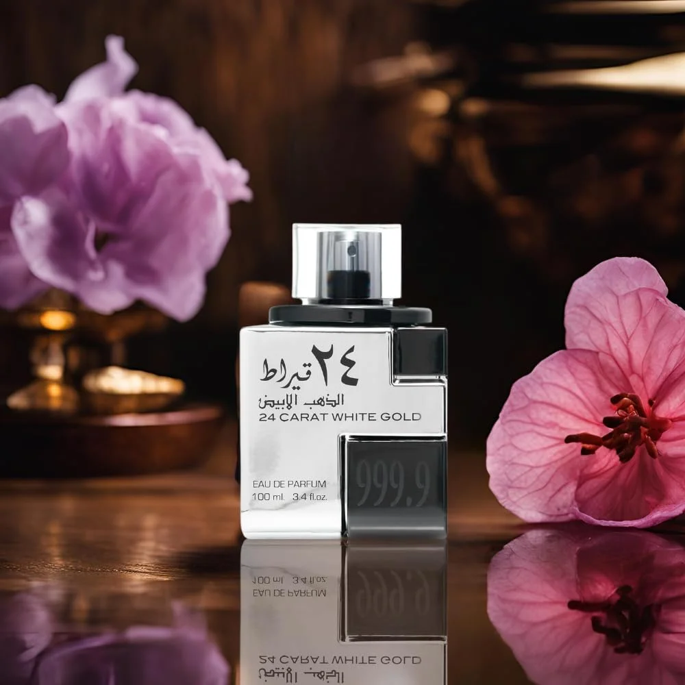 ادکلن 24 عیار طلای سفید لطافه مردانه و زنانه - ادو پرفیوم 100 میلی لیتر ادکلن 24 عیار طلای سفید لطافه مردانه و زنانه - ادو پرفیوم 100 میلی لیتر