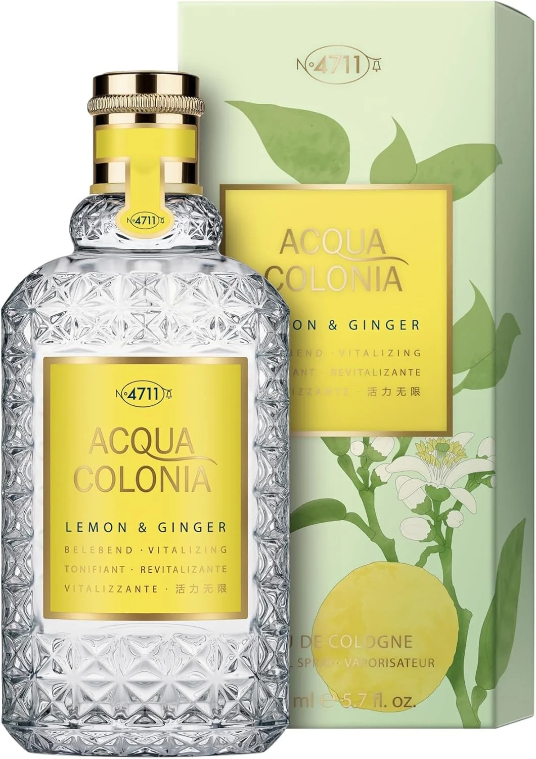 ادکلن اسپری لیمو و زنجبیل 4711 Acqua Colonia (170 میلی لیتر / 5.7 اونس)