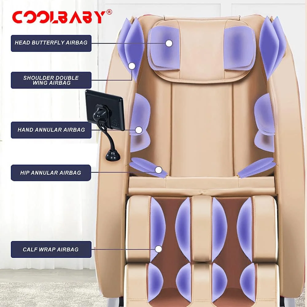 صندلی ماساژ موزیکال Coolbaby، تمام اتوماتیک، برقی، چند منظوره، مبلمان کابین عالی AE