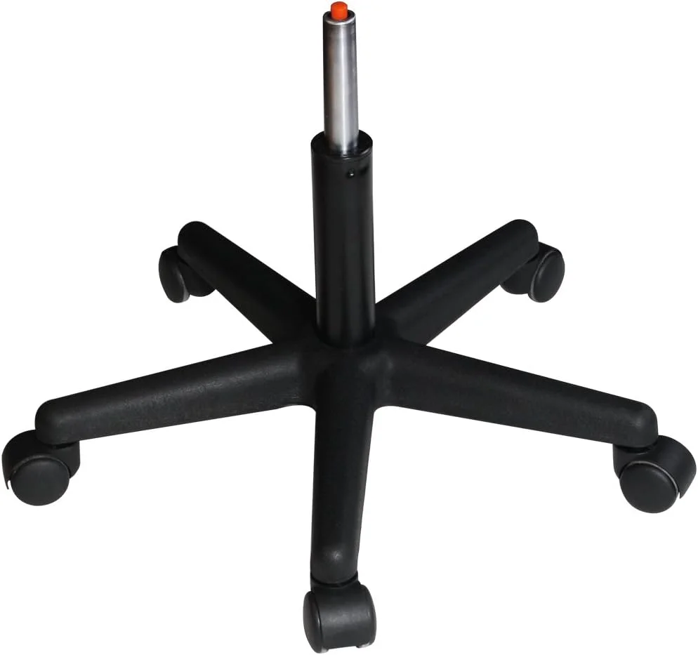 صندلی ماساژ چرخ دار پنوماتیک مستر ماساژ با پشتی، مشکی، 1 عدد (D00145V)