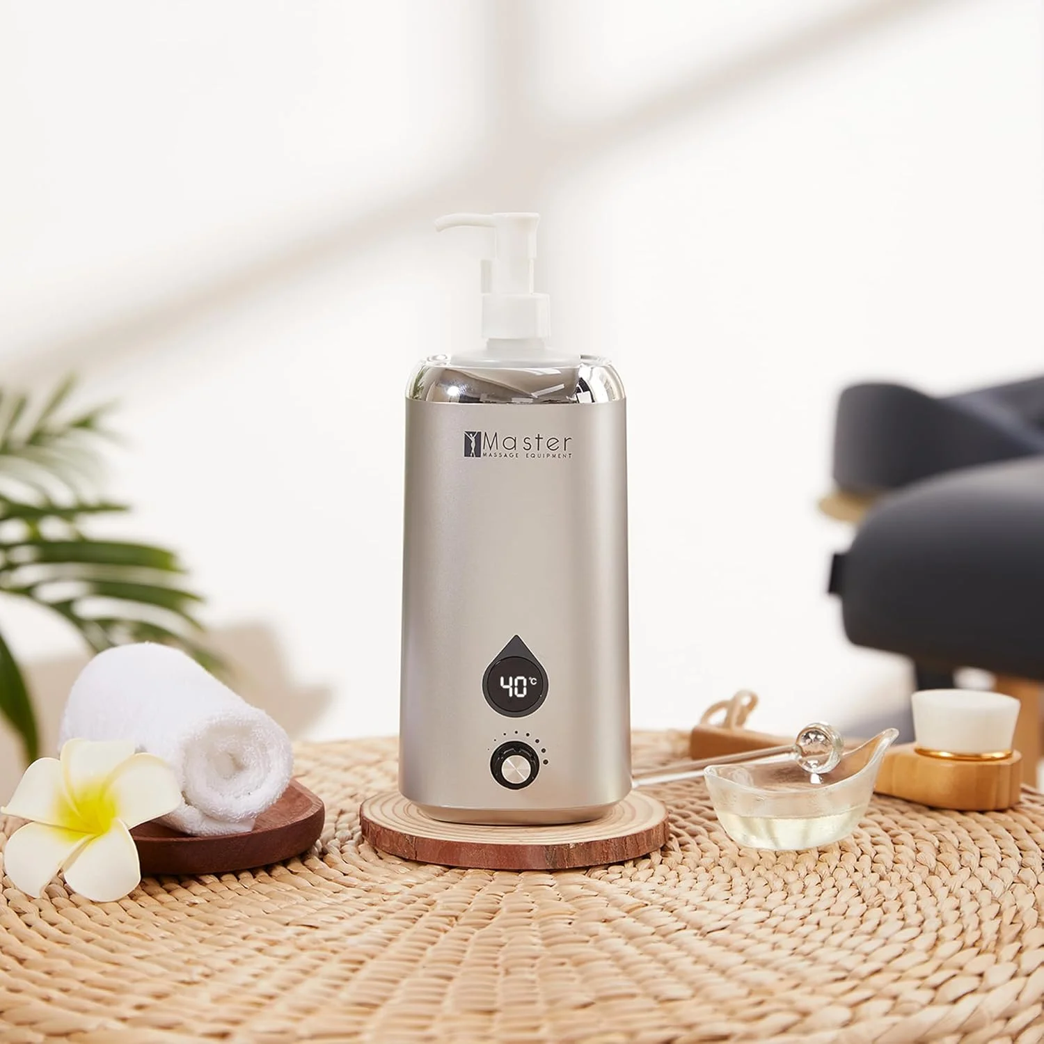 تخت ماساژ قابل حمل 30 اینچی مستر ماساژ مدل Balboa Pro، مناسب سالن های زیبایی و تخت اکستنشن مژه - تخت تاتو تاشو چوبی - کرم