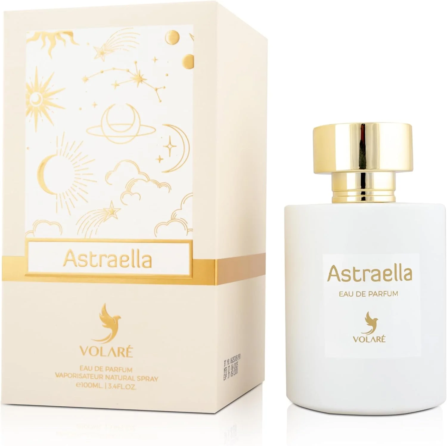 ادو پرفیوم Volare Astraella مناسب برای آقایان و بانوان – 100 میلی لیتر | رایحه مرکباتی تازه، گل‌دار و وانیلی کهربایی