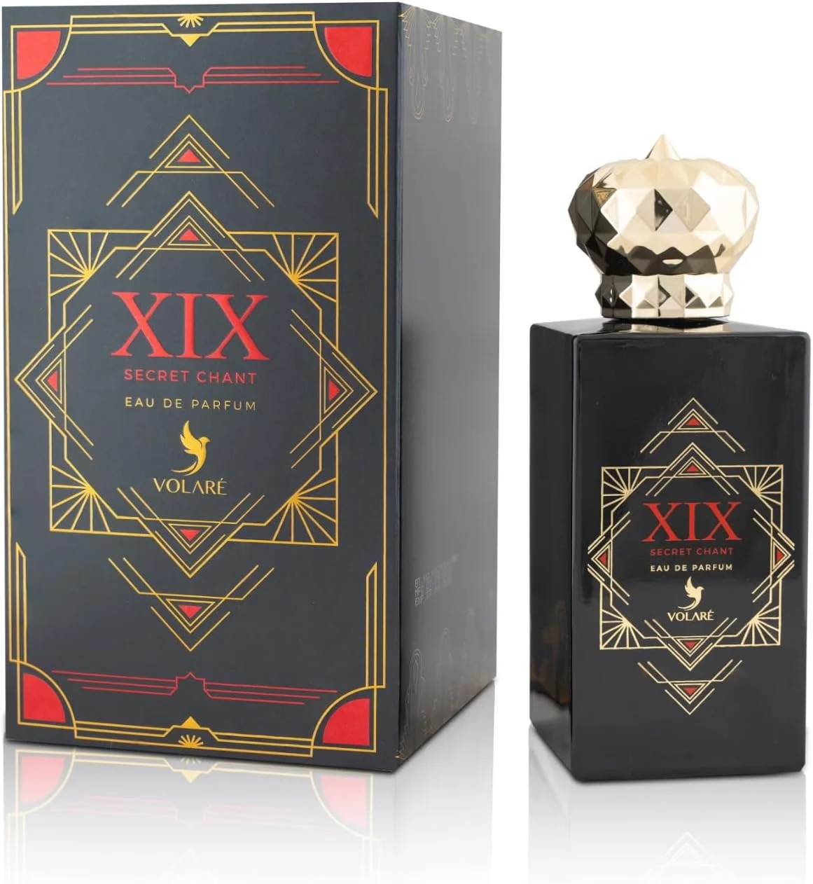 Volare XIX Secret Chant | آلدئیدها، گل مریم، نیلوفر آبی و مشک کشمیر در یک مسیر چوبی شرقی | ادو پرفیوم زنانه - 100 میلی لیتر