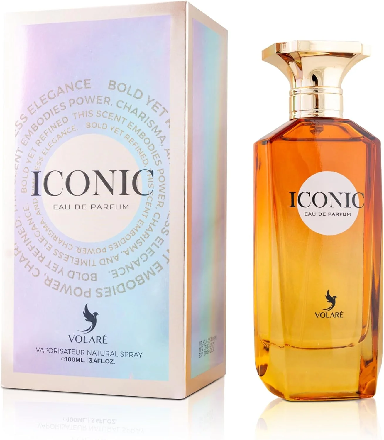 ادو پرفیوم زنانه ولار آیکونیک – 100 میلی لیتر | گلابی، رز و آکورد پاپ کورن با پایه وانیلی کرمی