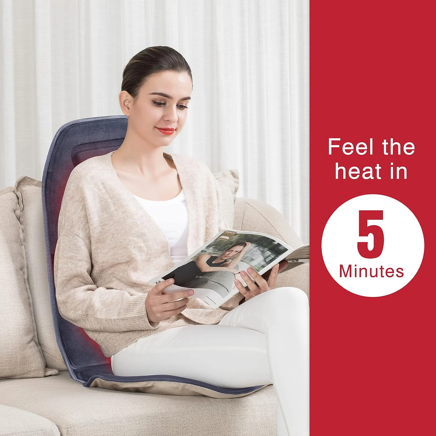 ماساژور پشتی کمرفیر با گرما، ماساژور ویبره 10 موتوره صندلی، پد ماساژ صندلی، پد گرم کننده صندلی، گرم کننده صندلی، هدیه برای سالمندان، مادر، پدر (خاکستری) ماساژور پشتی کمرفیر با گرما، ماساژور ویبره 10 موتوره صندلی، پد ماساژ صندلی، پد گرم کننده صندلی، گرم کننده صندلی، هدیه برای سالمندان، مادر، پدر (خاکستری)