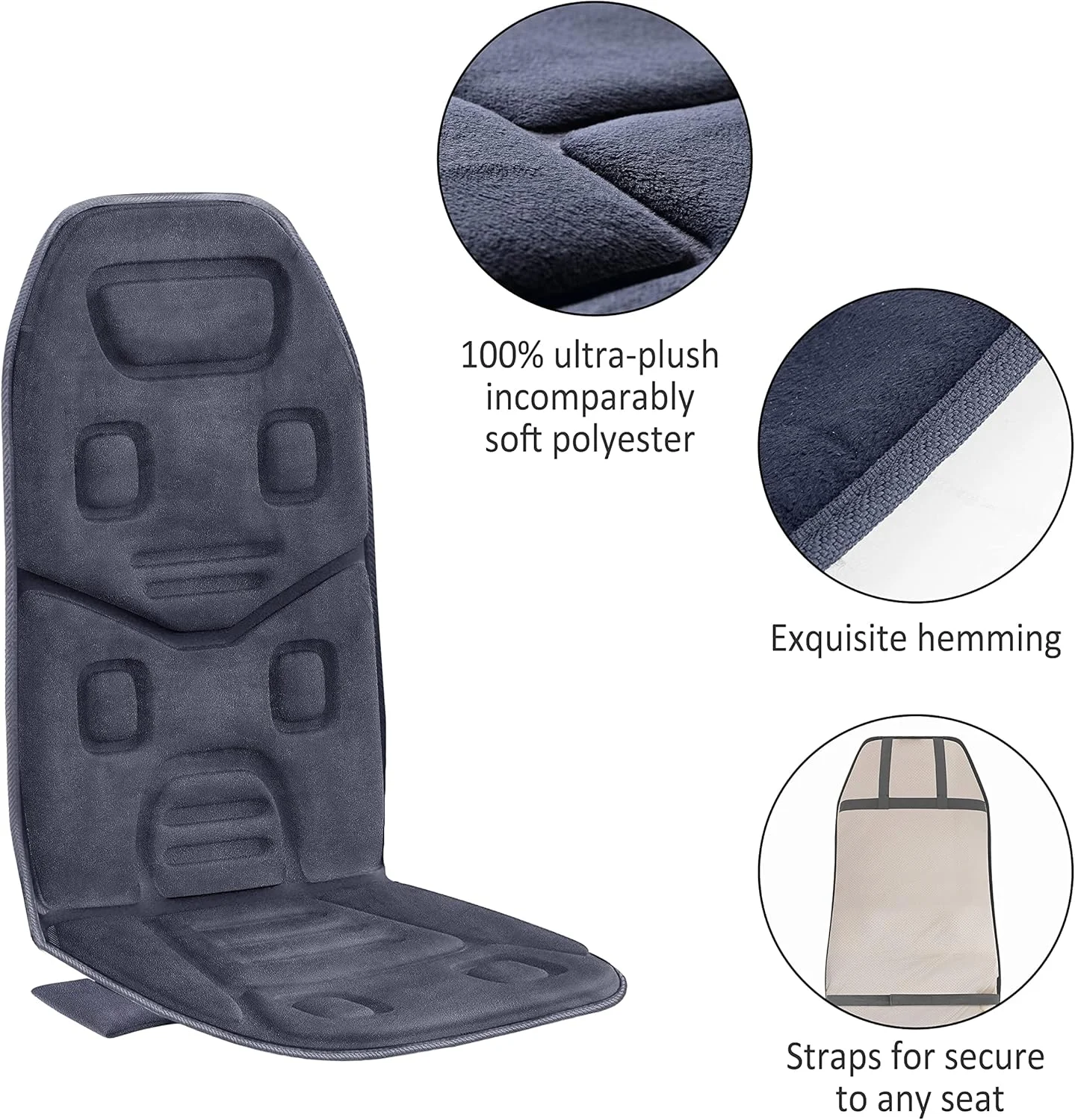 ماساژور پشتی کمرفیر با گرما، ماساژور ویبره 10 موتوره صندلی، پد ماساژ صندلی، پد گرم کننده صندلی، گرم کننده صندلی، هدیه برای سالمندان، مادر، پدر (خاکستری) ماساژور پشتی کمرفیر با گرما، ماساژور ویبره 10 موتوره صندلی، پد ماساژ صندلی، پد گرم کننده صندلی، گرم کننده صندلی، هدیه برای سالمندان، مادر، پدر (خاکستری)