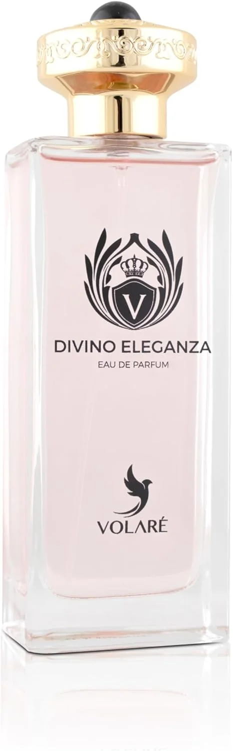Volare Divino Eleganza | عطر میوه ای چوبی با رایحه لیمو سیسیلی، گیلاس و مشک | ادو پرفیوم زنانه - 100 میلی لیتر