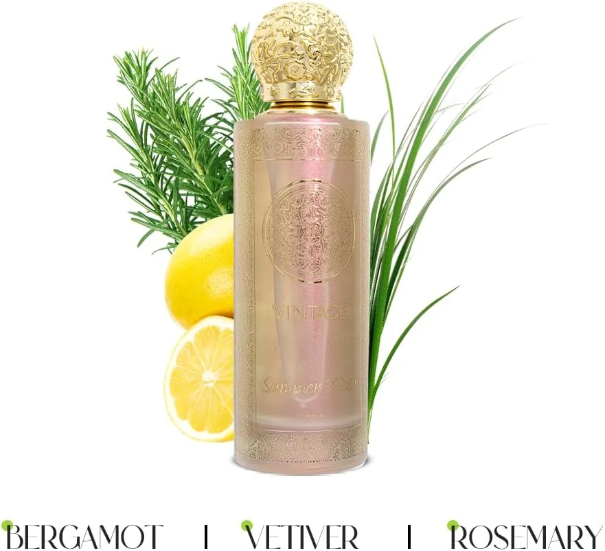 عطر زنانه رایحه باران تابستانی Vintage By AMD Perfumes - بهترین هدیه برای زنان - عطرهای منحصر به فرد زنانه ادو پرفیوم EDP 100ml عطر زنانه رایحه باران تابستانی Vintage By AMD Perfumes - بهترین هدیه برای زنان - عطرهای منحصر به فرد زنانه ادو پرفیوم EDP 100ml
