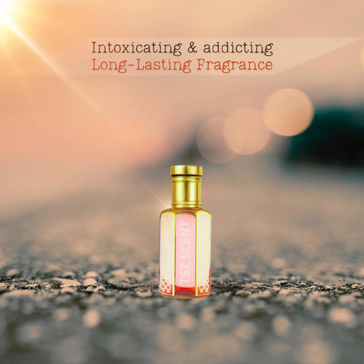 روغن عطر تی اس زد سنت BR Rouges 40، حجم 12 میلی لیتر، مناسب آقایان و بانوان، عطر لوکس ماندگار، رایحه ای بدون الکل با عنبر، مشک وانیلی و زعفران