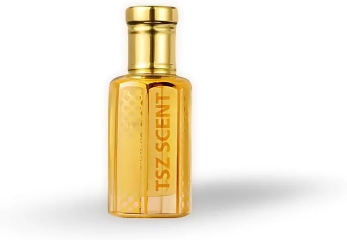 روغن عطر عنبر وود TSZ Scent، 12 میلی لیتر، رایحه ماندگار унисекс، عطر چوبی پودری
