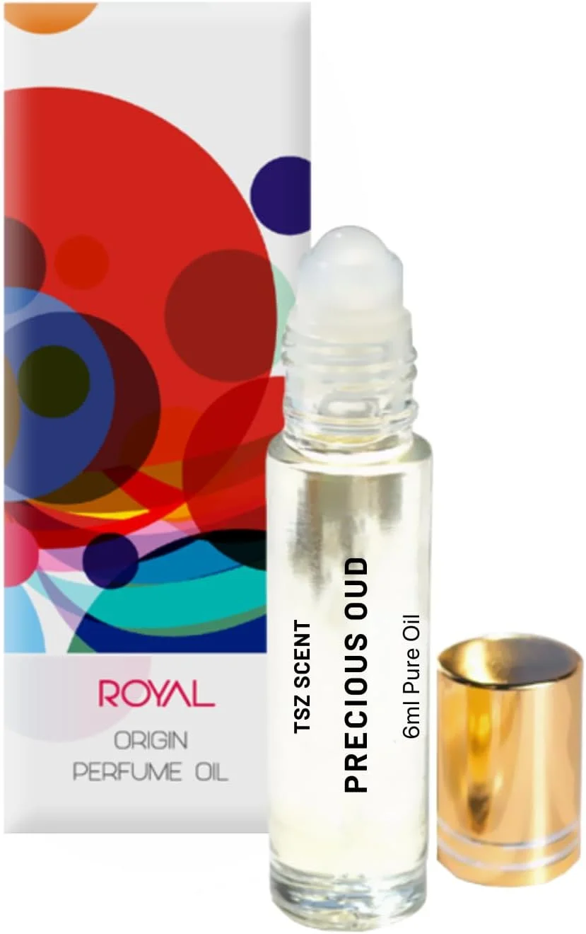 عطر روغنی عود گرانبها TSZ Scent CPO رولی مردانه و زنانه 6 میلی لیتر، سایز مسافرتی، عطر جیبی رولی