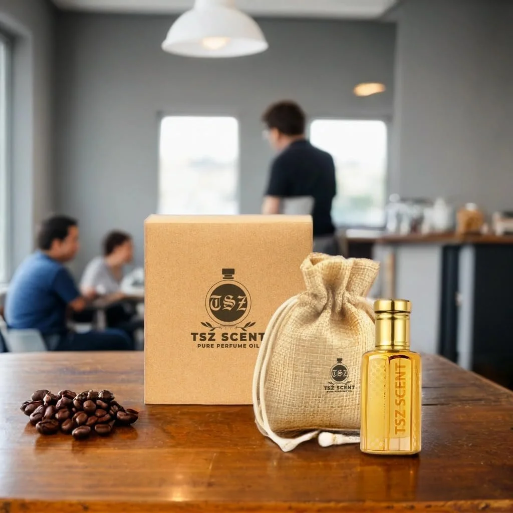 روغن عطر عنبر وود TSZ Scent، 12 میلی لیتر، رایحه ماندگار унисекс، عطر چوبی پودری