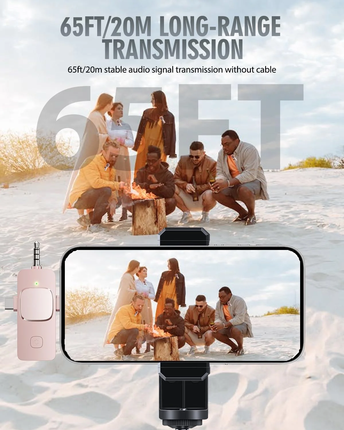 میکروفون یقه ای بی سیم 3 در 1 برای آیفون، آیپد، اندروید، دوربین، میکروفون مینی، باتری 7 ساعته، کیفیت صدای با وضوح بالا برای مصاحبه، پادکست ویدیویی، ولاگ (صورتی) میکروفون یقه ای بی سیم 3 در 1 برای آیفون، آیپد، اندروید، دوربین، میکروفون مینی، باتری 7 ساعته، کیفیت صدای با وضوح بالا برای مصاحبه، پادکست ویدیویی، ولاگ (صورتی)