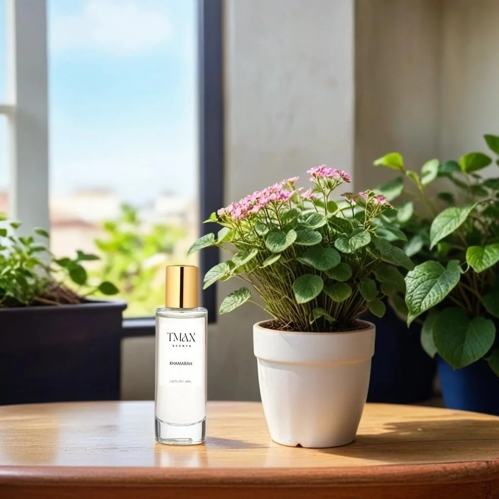 ادکلن زنانه و مردانه TMAX SCENTS Khamarah، ادو پرفیوم 30 میلی لیتر، رایحه وانیلی ماندگار، تداعی کننده عطر لوکس