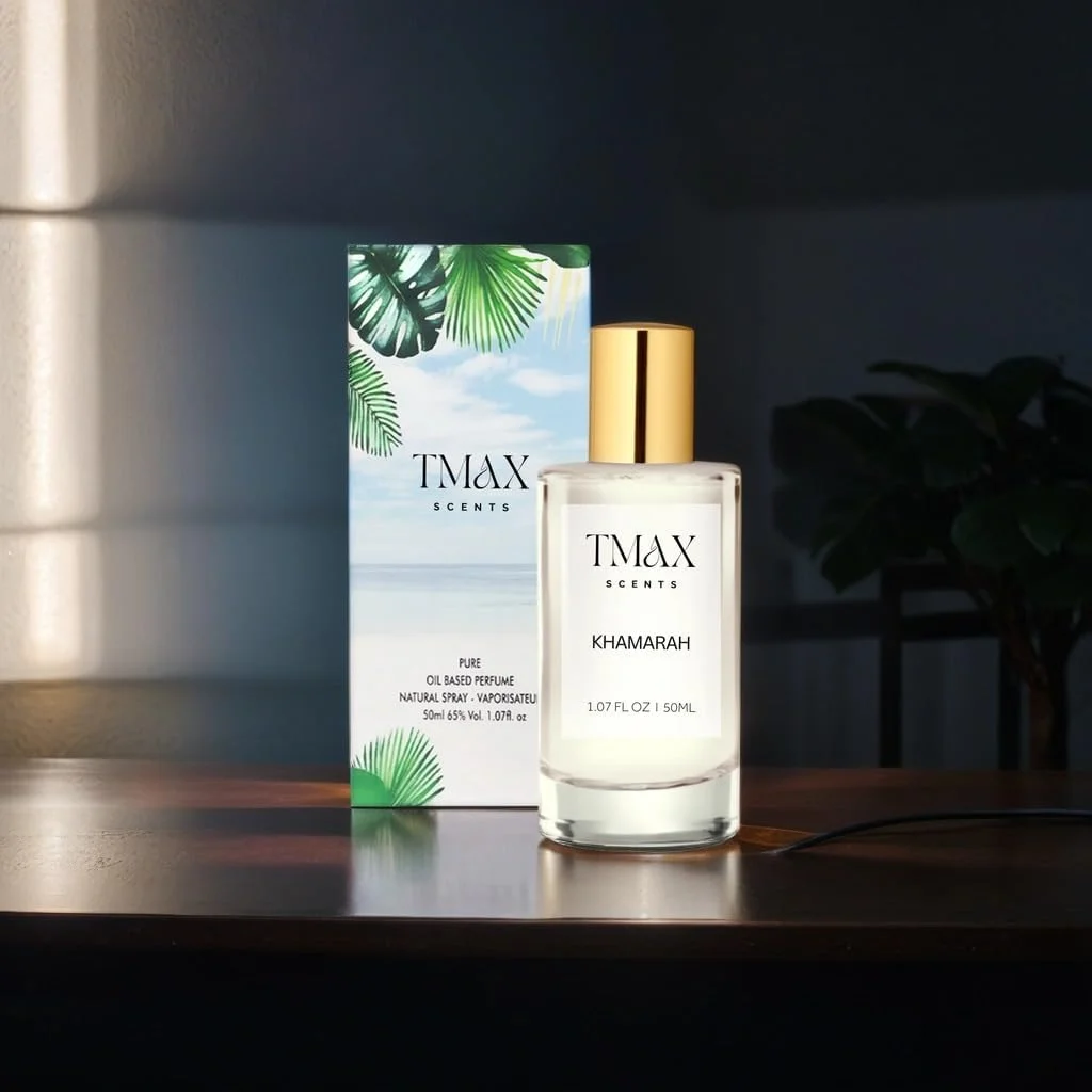 ادکلن تی مکس سنتز Khamarah Eau De Parfum اسپایسی وانیلی یونیسکس | عطر لوکس ماندگار 50 میلی لیتر | عطر الهام گرفته | رایحه مشک و عنبر ادکلن تی مکس سنتز Khamarah Eau De Parfum اسپایسی وانیلی یونیسکس | عطر لوکس ماندگار 50 میلی لیتر | عطر الهام گرفته | رایحه مشک و عنبر