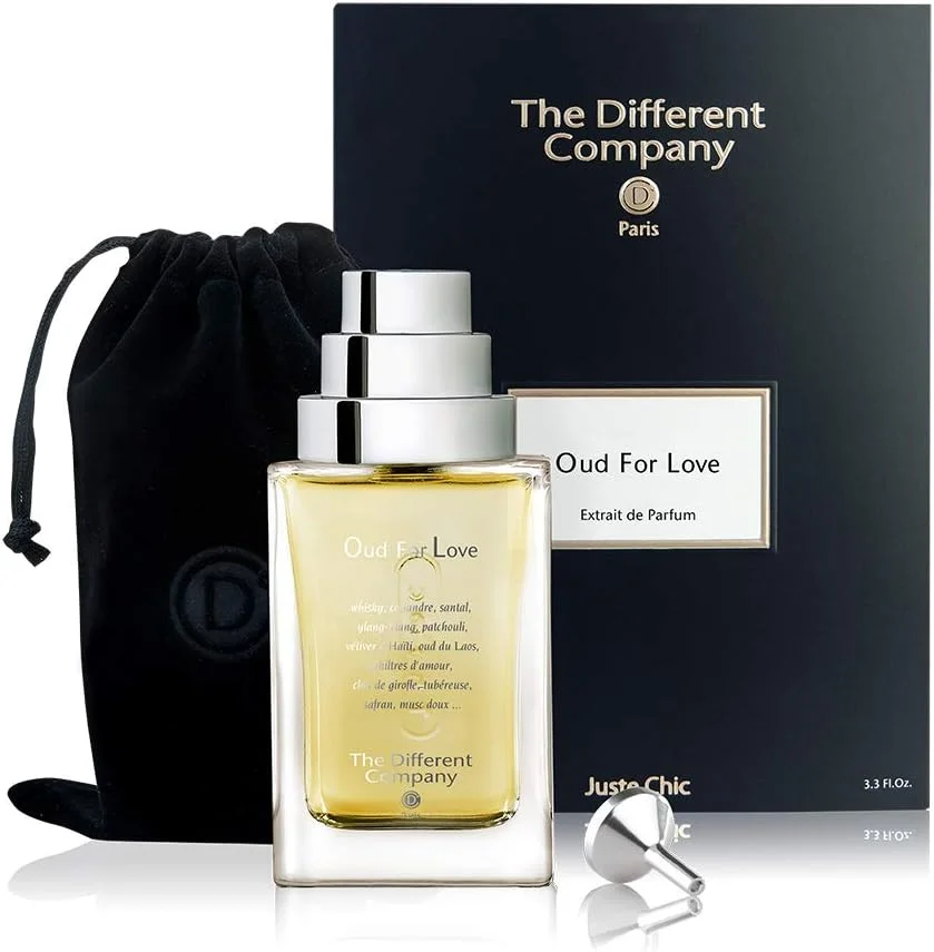 ادکلن تی دی سی عود لاو EXT ۱۰۰ میل | عطر مردانه و زنانه | کهربایی شرقی با طراوت و طراحی شیک