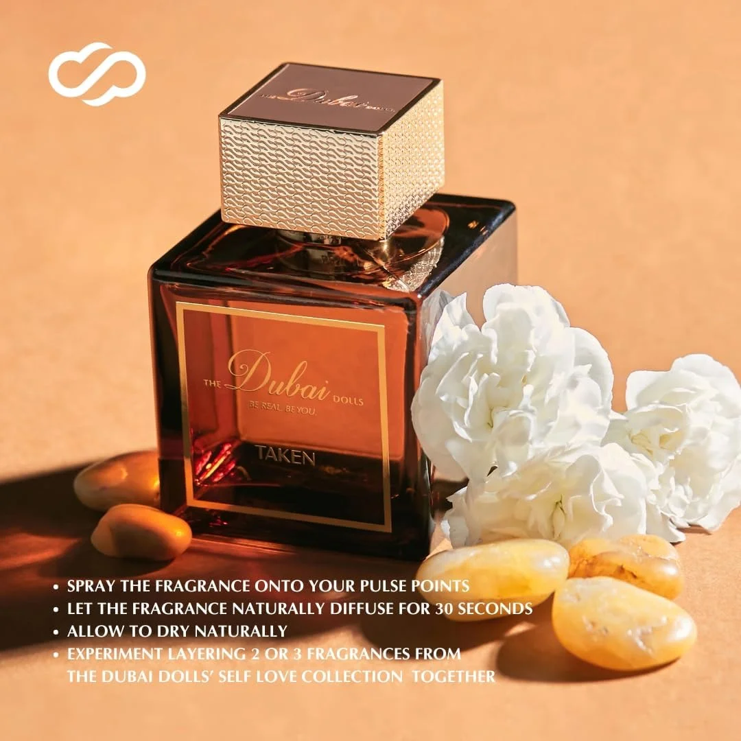 ادکلن زنانه لوکس دبی دالز مدل TAKEN | عطر عود با رایحه چوبی و پایانی جذاب | مناسب برای روز و شب | یاس، زعفران و عنبر (100 میلی لیتر) ادکلن زنانه لوکس دبی دالز مدل TAKEN | عطر عود با رایحه چوبی و پایانی جذاب | مناسب برای روز و شب | یاس، زعفران و عنبر (100 میلی لیتر)