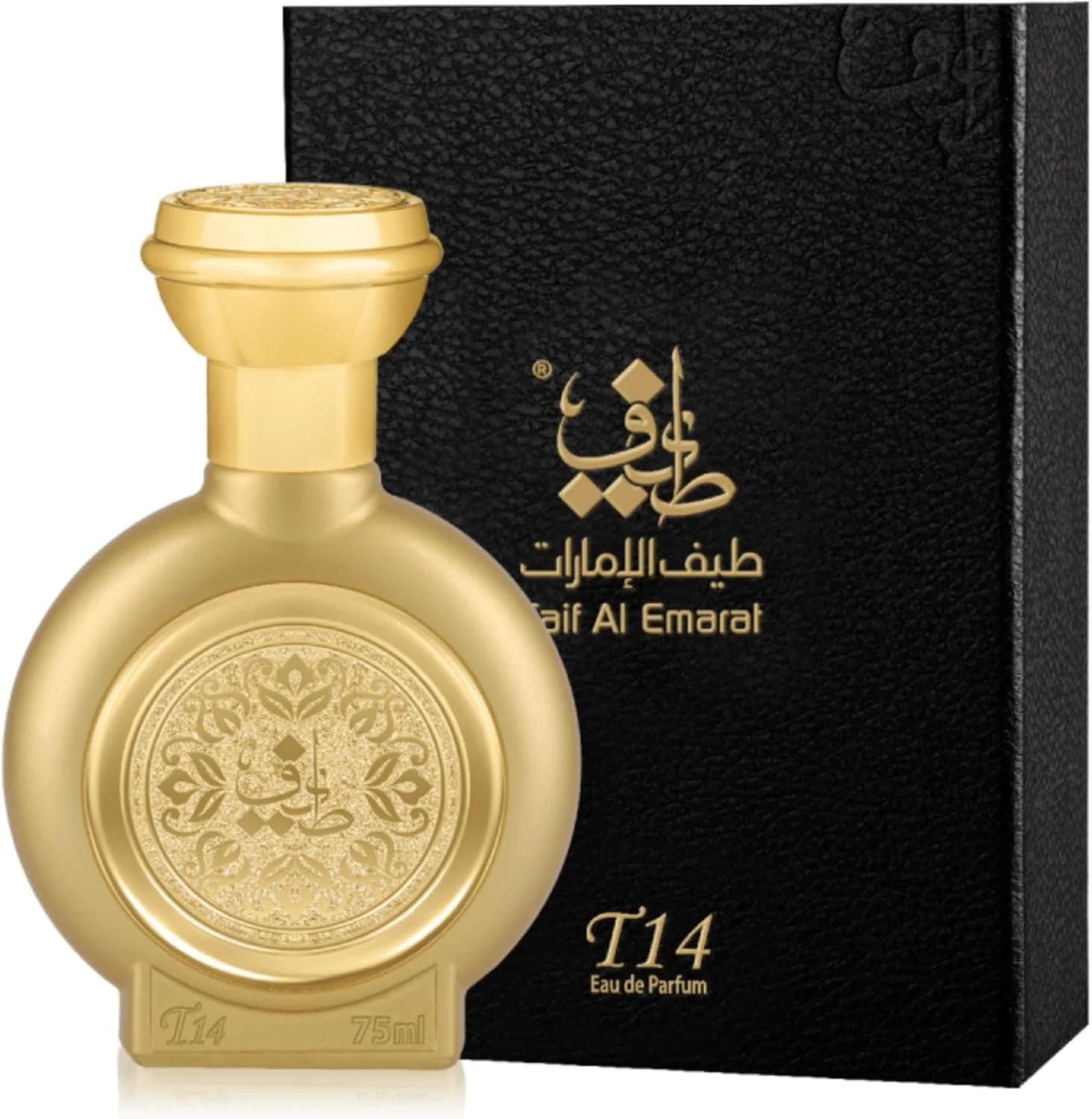 عطر تی 14 عود کامبودی دودی طائف الامارات - عربی مردانه و زنانه - ادو پرفیوم - مواد طبیعی - 75 میلی لیتر