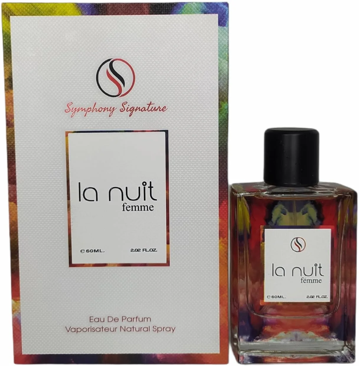 ادو پرفیوم زنانه La Nuit Femme از Symphony Perfumes، ۸۰ میلی لیتر - ۲.۷ اونس، الهام گرفته از Madawi AO، لوکس برای زنان، ماندگاری طولانی با پخش بوی قوی