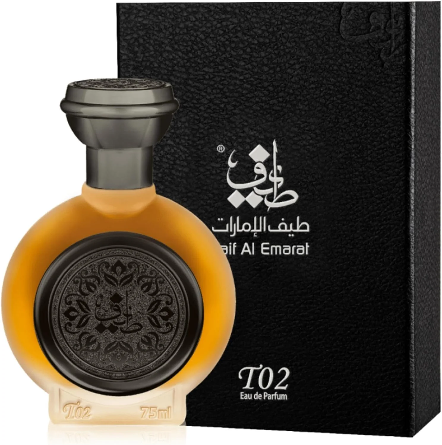 ادکلن عود کامبوجی دودی T02 طائف الامارات پرفیومز - عربی مردانه و زنانه - ادو پرفیوم - مواد طبیعی - 75 میلی لیتر