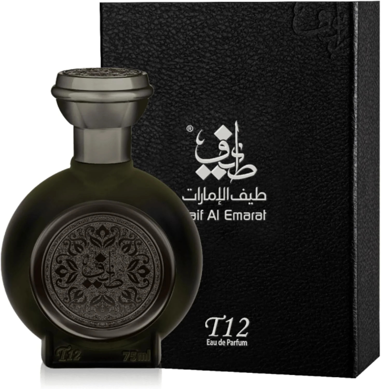 عطر طایف الامارات T12 Smoked Cambodian Oud - عربی مردانه و زنانه - ادو پرفیوم - مواد طبیعی - 75 میلی لیتر
