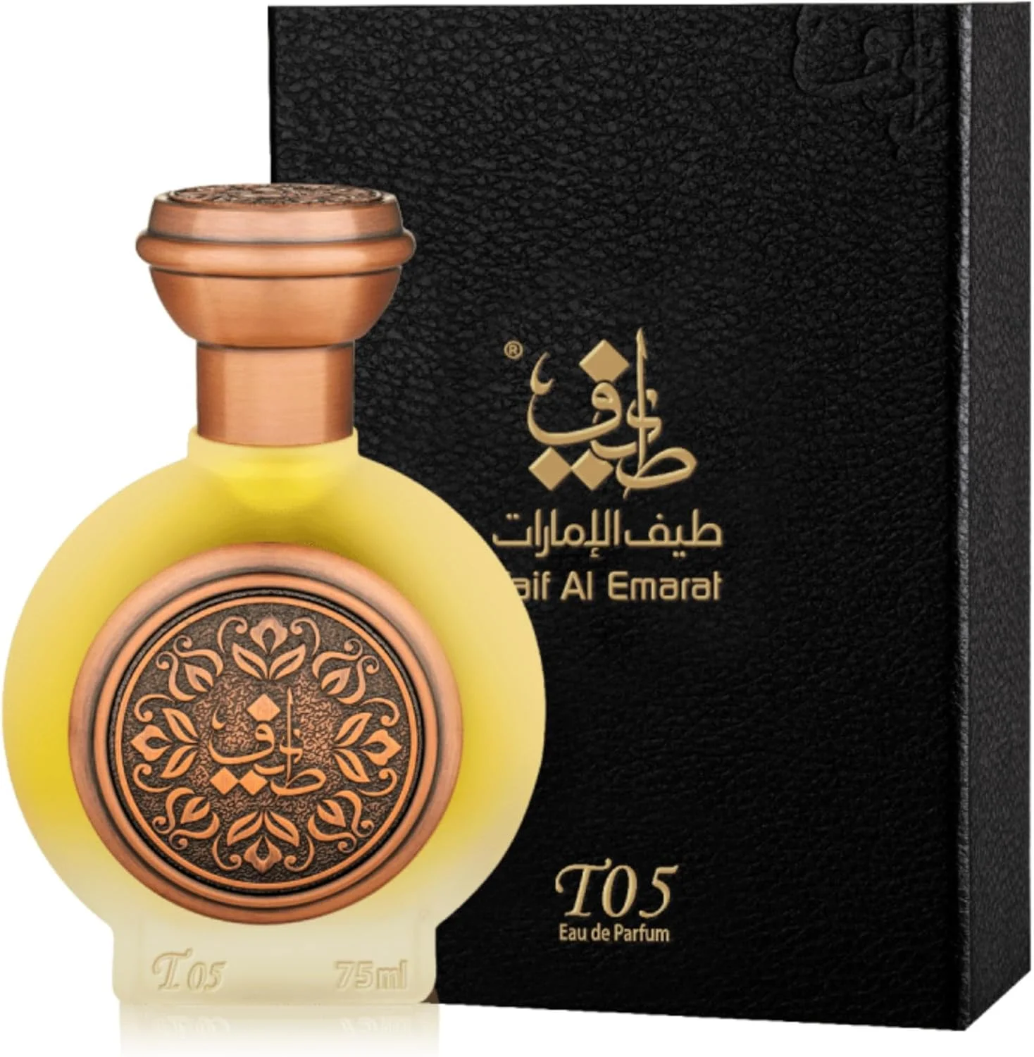 ادکلن عود کامبوجی دودی T05 طائف الامارات پرفیومز - عربی مردانه و زنانه - ادو پرفیوم - مواد طبیعی - 75 میلی لیتر