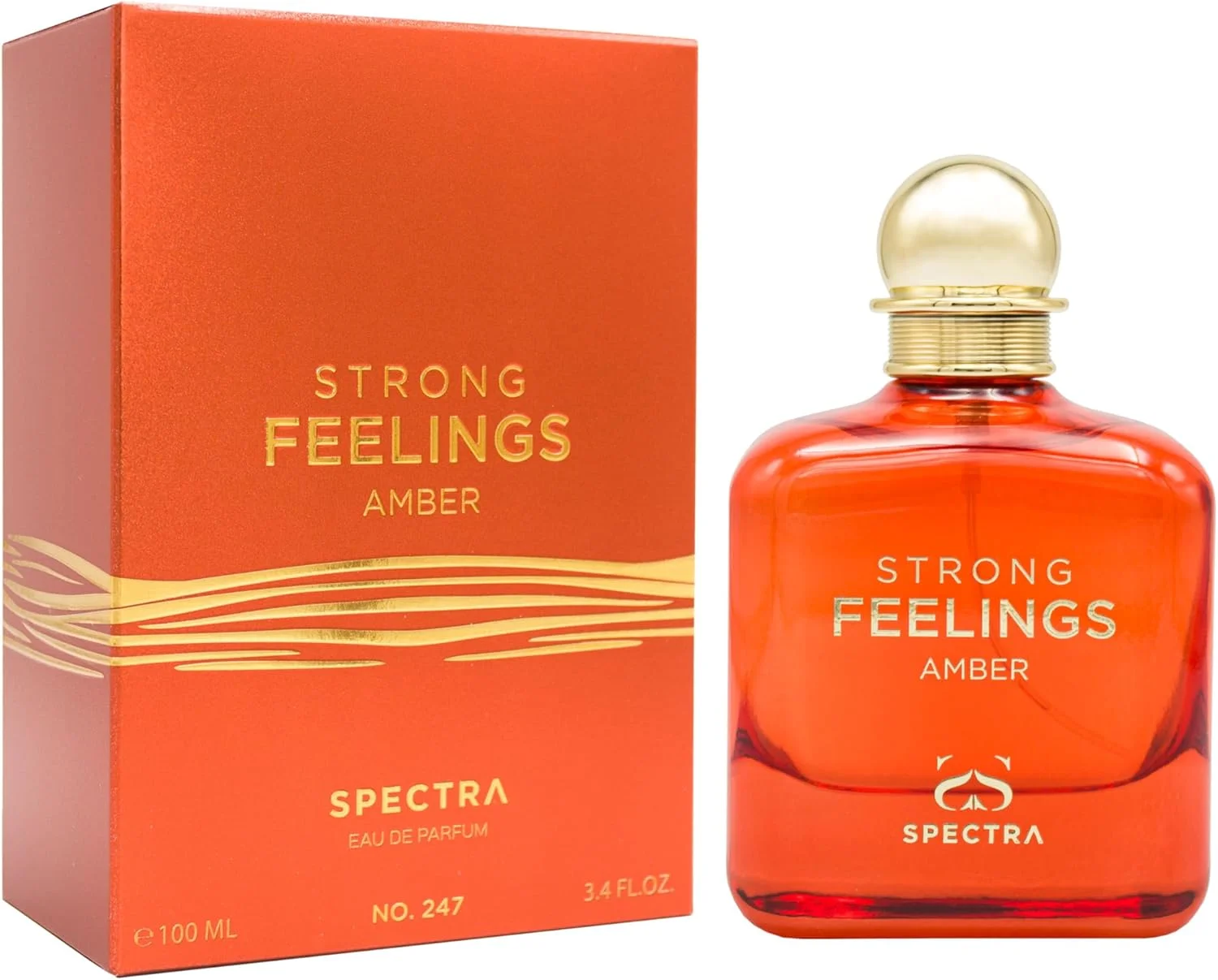 ادکلن اسپکترا 247 Strong Feelings Amber EDP یونیسکس - 100 میلی لیتر